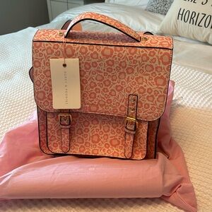 Poppy and Peonies floral backpack